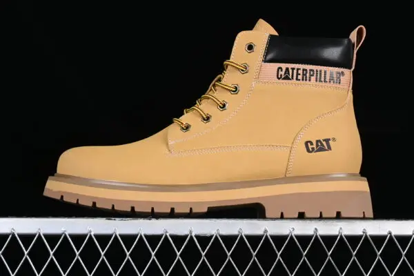 CAT Footwear High-Top Boot Yellow