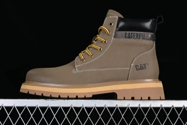 CAT Footwear High-Top Boot in Khaki The ultimate urban utility boot